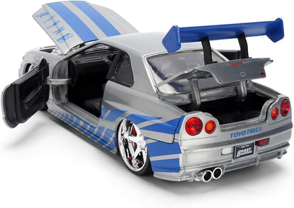 Jada FAST & FURIOUS ANNIVERSARY NISSAN SKYLINE COLOUR BRUSH 1:24