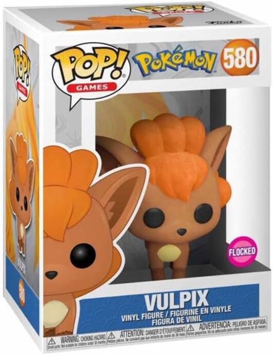 Funko Pop! 63698 Pokemon Vulpix - Flocked #580