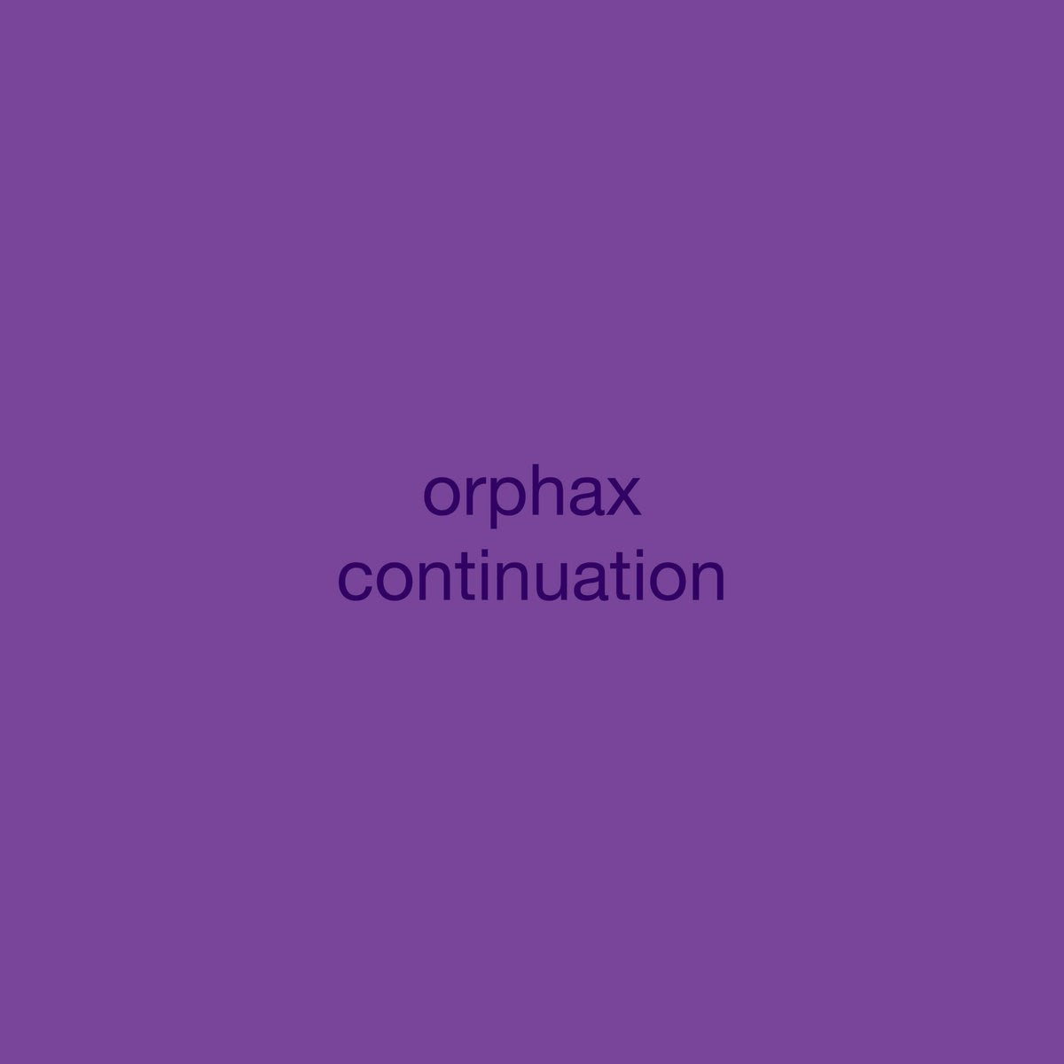 Continuation