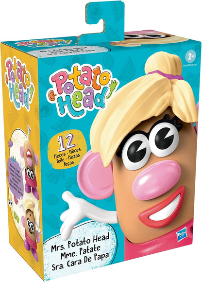 Potato Head Mrs. Potato Head Set met 12 delen, speelgoed voor peuters, kleuterspeelgoed voor meisjes en jongens, kindercadeaus, vanaf 2 jaar
