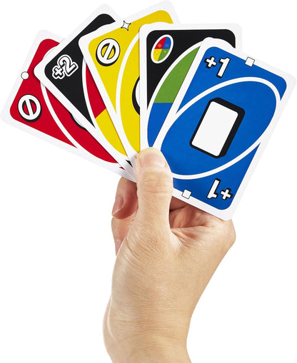 UNO, Mattel 56 Card Express Kaartspel, voor kinderen, volwassenen en wildavond