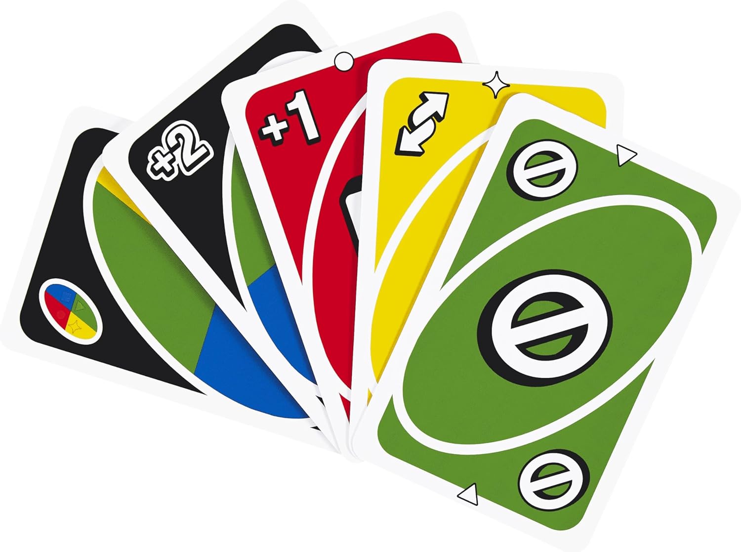 UNO, Mattel 56 Card Express Kaartspel, voor kinderen, volwassenen en wildavond