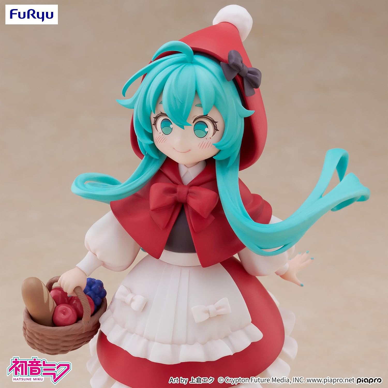 Furyu Hatsune Miku Fairy Hatsune Miku - Statua da tavolo a forma di Cappuccetto Rosso