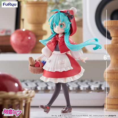 Furyu Hatsune Miku Fairy Hatsune Miku - Statua da tavolo a forma di Cappuccetto Rosso