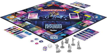 Monopoly: KPop Demon Hunters Edition Board Game | Family Games for Kids, Teens, and Adults | Fun Gifts for Kids | 2 to 6 Players | Ages 8+ - English Version