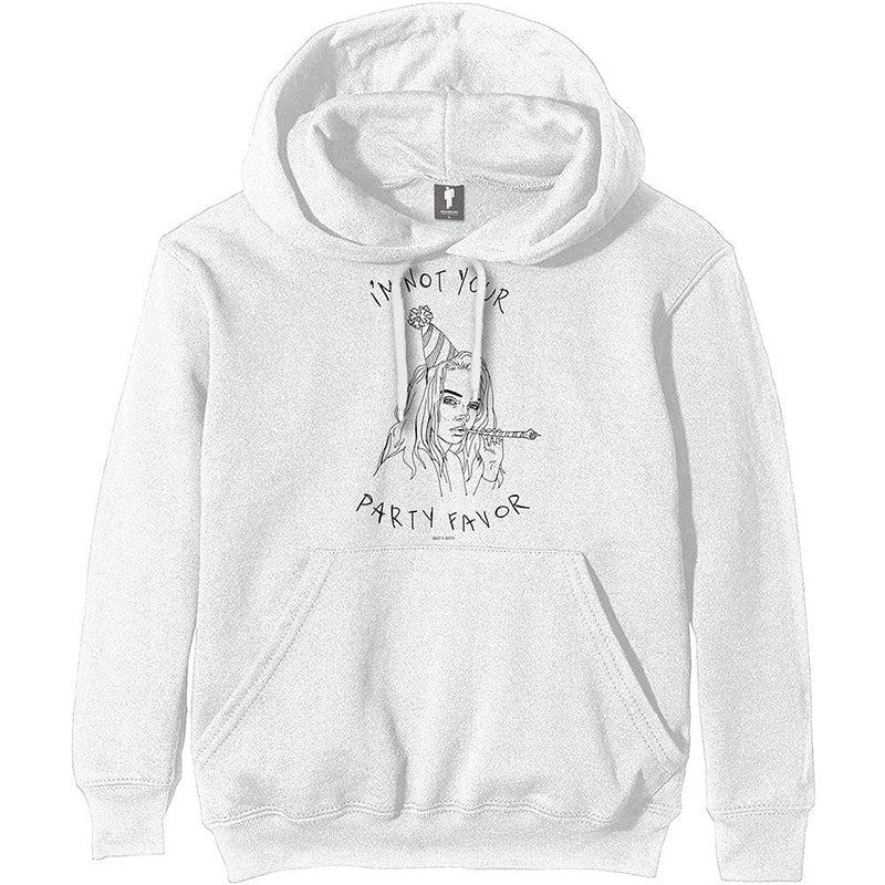 Billie Eilish Hoodie -L- Party Favour White