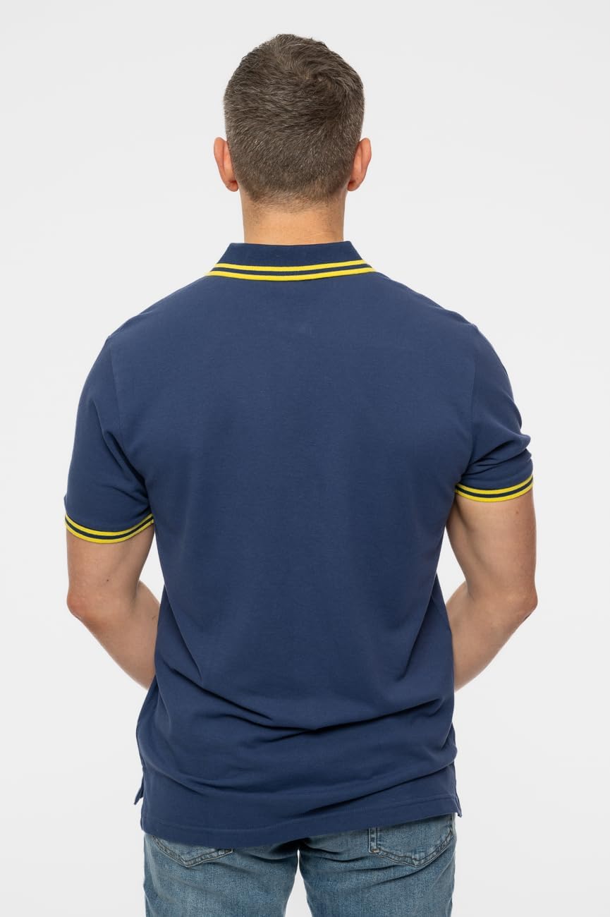 Nirvana Polo T Shirt Smile Face Band Logo Official Mens Navy Blue XXL