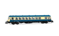 Arnold HN2696S DB, 4-Achs-Diesel-Triebwagen BR 627.0, blau/beige Livery, ep.IV, mit DCC Sound-Decoder, Eisenbahn-Diesellokomotive, ab 14 Jahren