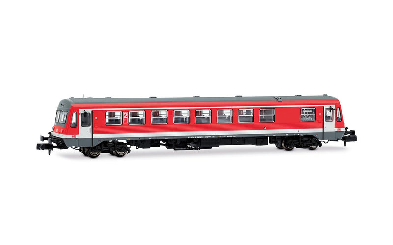 Arnold HN2697S DB AG, 4-Achs-Diesel-Triebwagen BR 627.0, rote Lackierung, ep.VI, mit DCC Sound-Decoder, Eisenbahn-Diesellokomotive, ab 14 Jahren