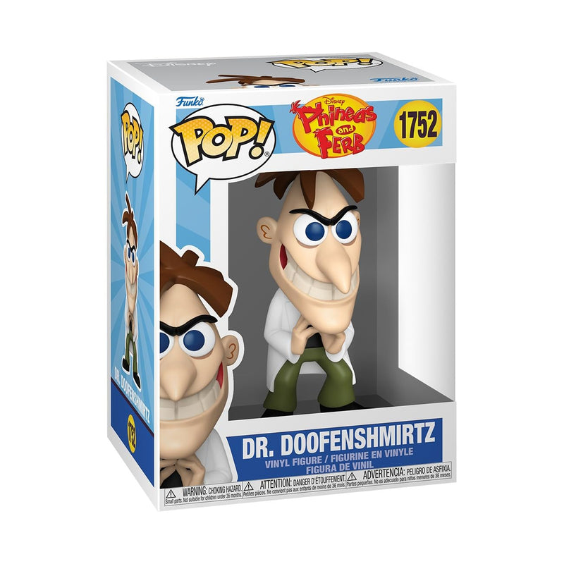Funko Pop! Disney: Phineas and Ferb - Dr. Doofenshmirtz - Phinéas et Ferb - Figurine en Vinyle à Collectionner - Idée de Cadeau - Produits Officiels