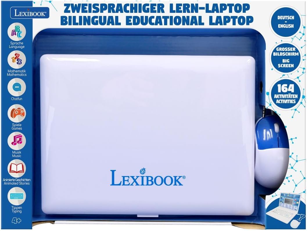 Lexibook - Bilingual Educational Laptop With 164 Activities (En/De) (Jc601I3)