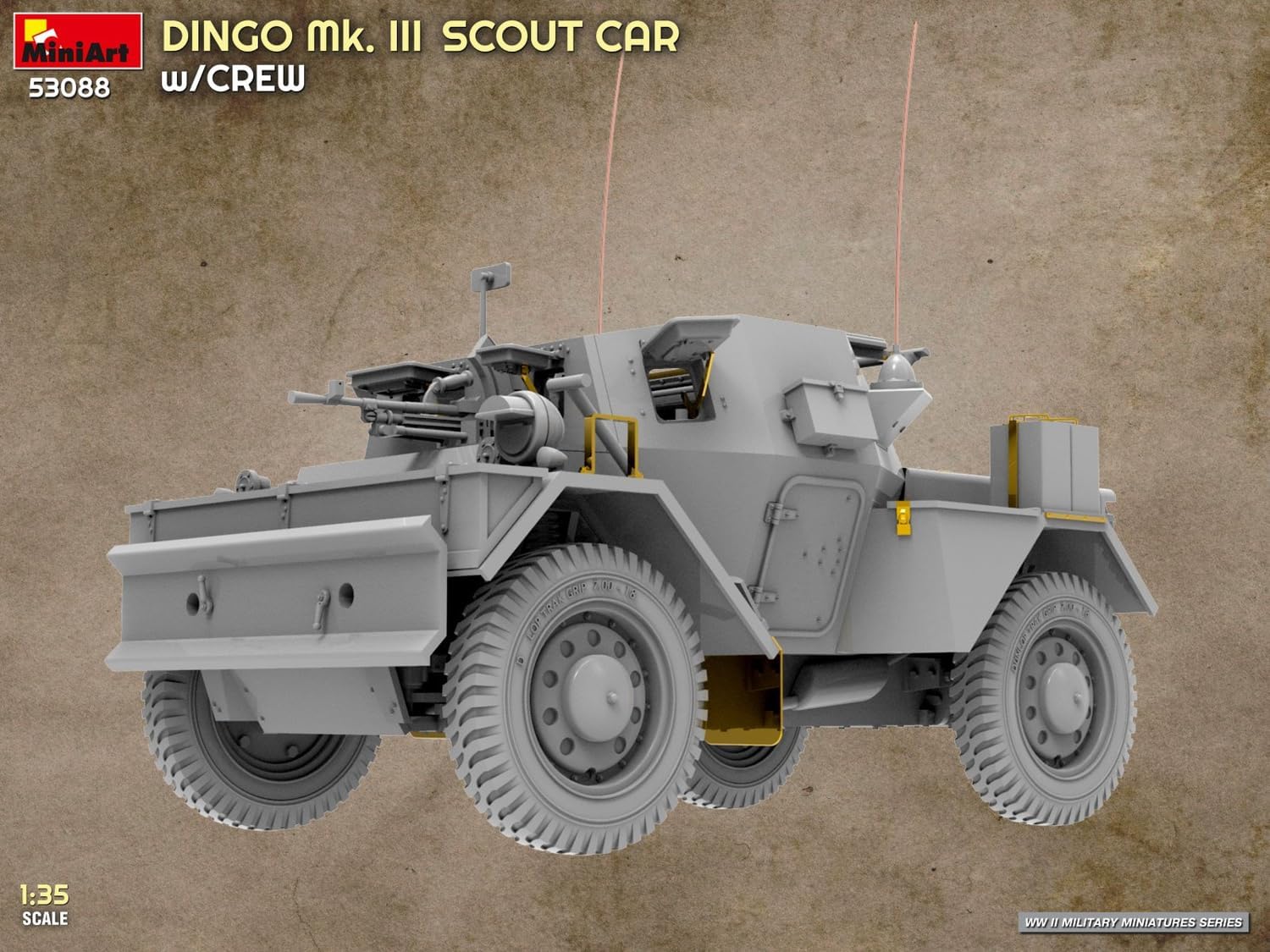 MiniArt - 1/35 Dingo Mk. Iii Scout Car  W/crew