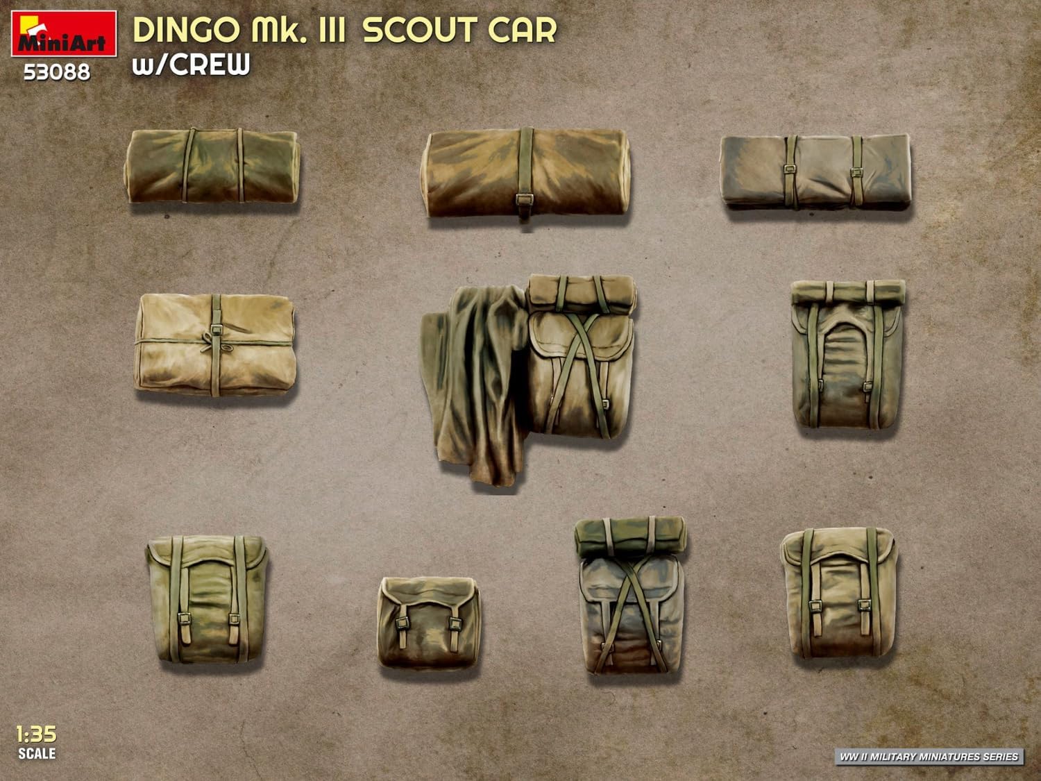 MiniArt - 1/35 Dingo Mk. Iii Scout Car  W/crew