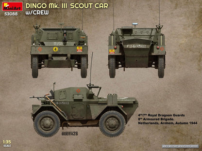 MiniArt - 1/35 Dingo Mk. Iii Scout Car  W/crew