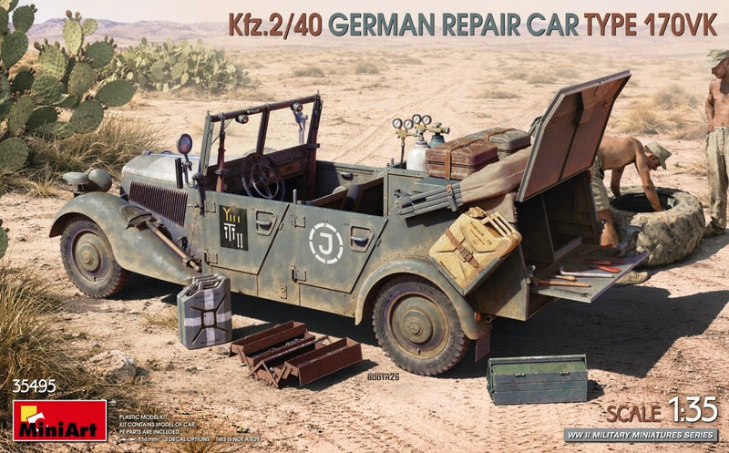 MiniArt - 1/35 Kfz.2/40 German Repair Car Type 170vk