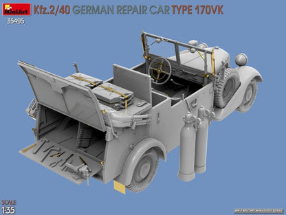 MiniArt - 1/35 Kfz.2/40 German Repair Car Type 170vk