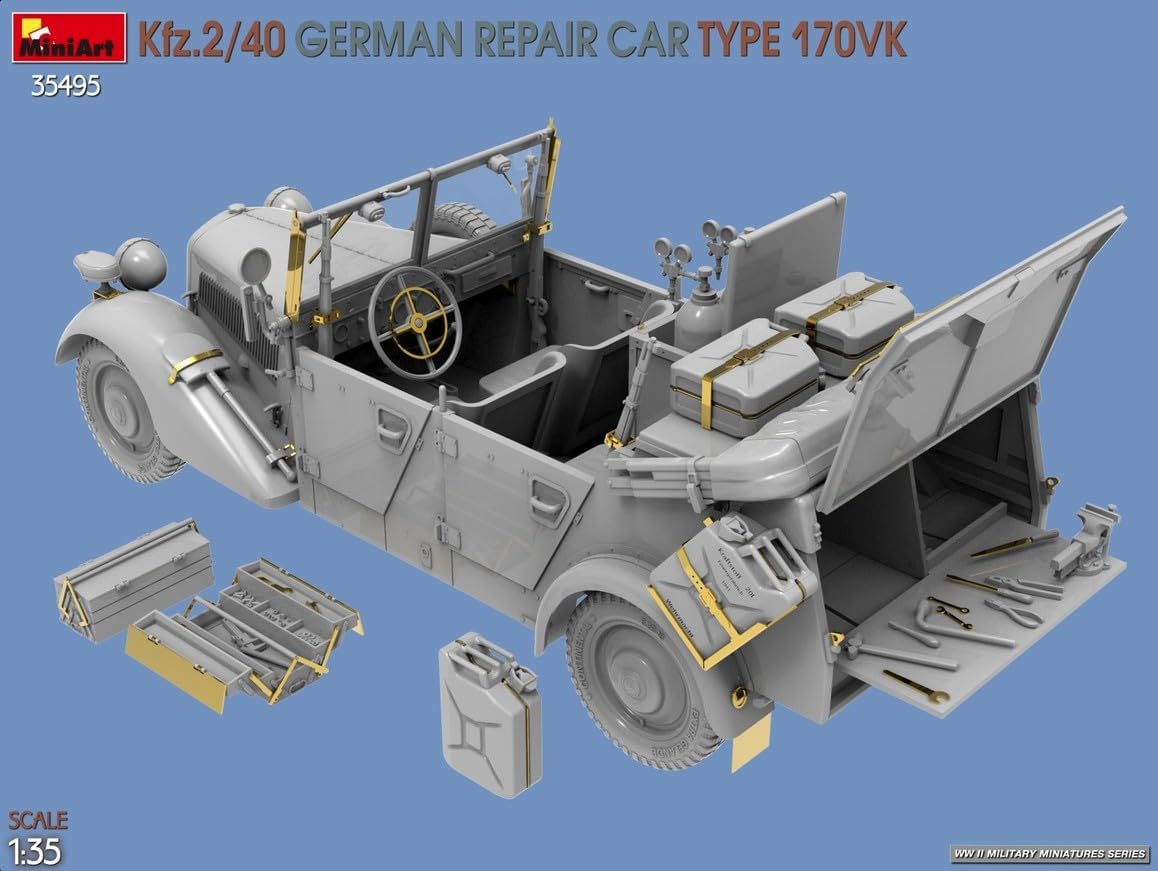 MiniArt - 1/35 Kfz.2/40 German Repair Car Type 170vk