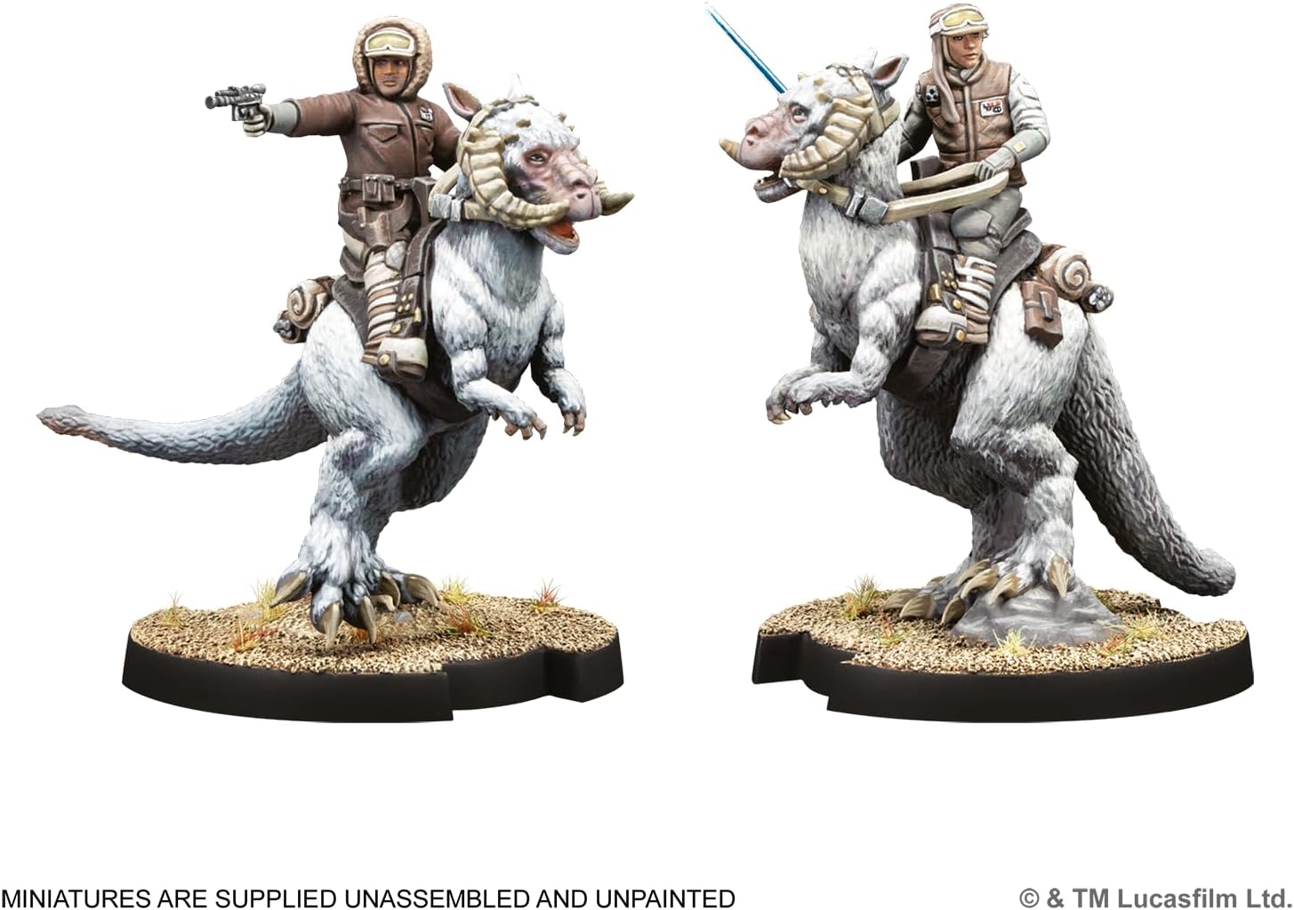 Asmodee | Star Wars: Legion – Captain Solo & Commander Skywalker on Tauntuns | Miniatures Game | Ages 14+ | 2 Players | 90 Minutes Playing Time