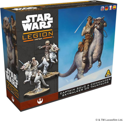 Asmodee | Star Wars: Legion – Captain Solo & Commander Skywalker on Tauntuns | Miniatures Game | Ages 14+ | 2 Players | 90 Minutes Playing Time