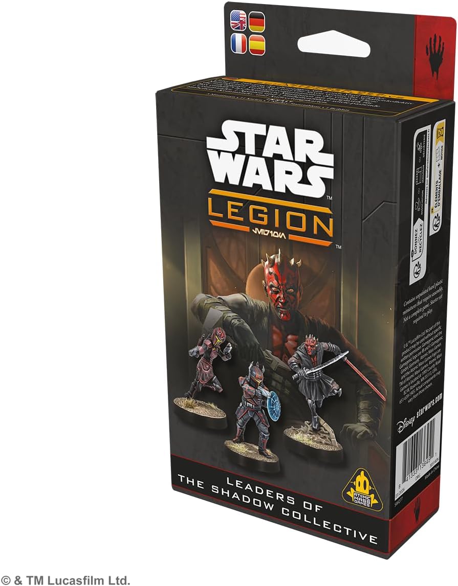 Asmodee | Star Wars: Legion - Leaders of the Shadow Collective | Miniatures Game | Ages 14+ | 2 Players | 90 Minutes Playing Time