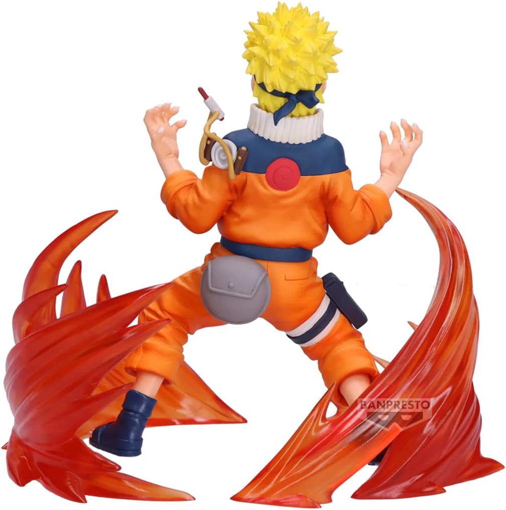 Banpresto Naruto Uzumaki Naruto Action Figure 72 Series - 26&27 - Vibration Stars 15 cm - PZ69617P Multicolor - Collectible Figure - Ideal for Anime Fans
