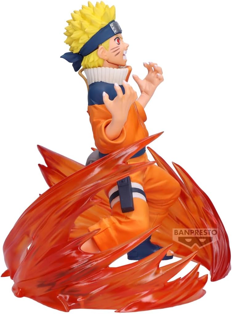 Banpresto Naruto Uzumaki Naruto Action Figure 72 Series - 26&27 - Vibration Stars 15 cm - PZ69617P Multicolor - Collectible Figure - Ideal for Anime Fans