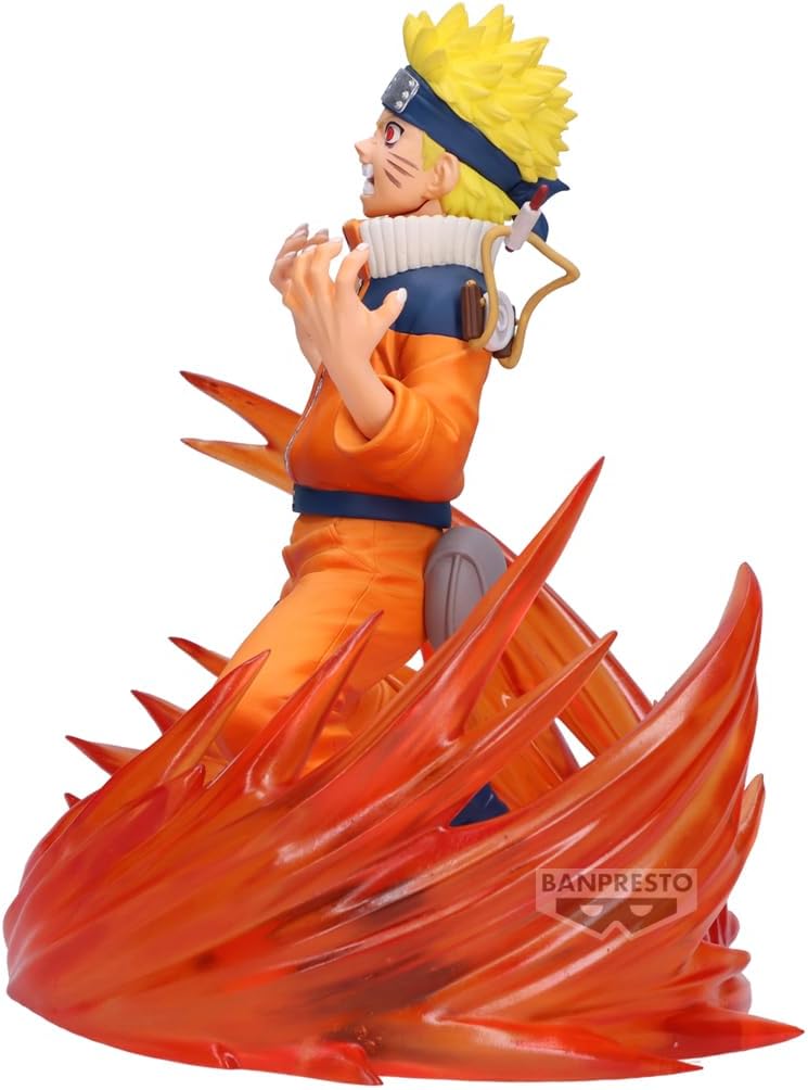 Banpresto Naruto Uzumaki Naruto Action Figure 72 Series - 26&27 - Vibration Stars 15 cm - PZ69617P Multicolor - Collectible Figure - Ideal for Anime Fans