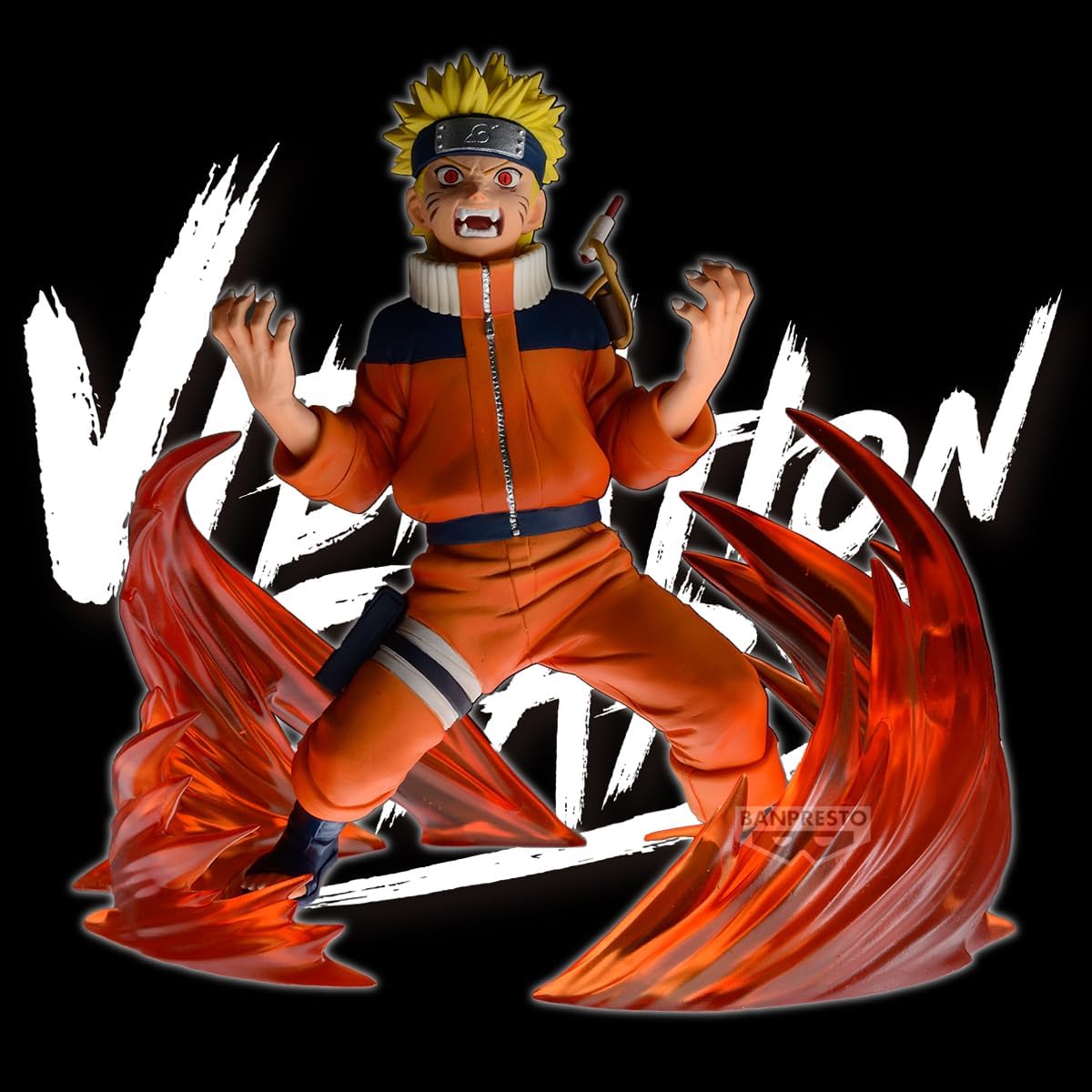 Banpresto Naruto Uzumaki Naruto Action Figure 72 Series - 26&27 - Vibration Stars 15 cm - PZ69617P Multicolor - Collectible Figure - Ideal for Anime Fans