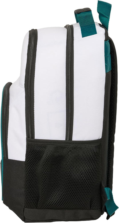 Real Madrid EQUIPACIÓN 26/27 – Safta School Backpack, Ideal for Children of Different Ages, Comfortable and Versatile, Quality and Resistance, 32 x 16 x 42 cm