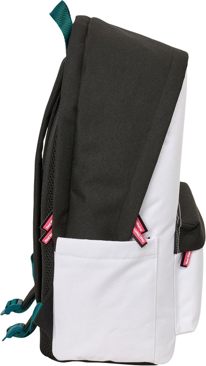 REAL MADRID EQUIPACIÓN 26/27 – Laptop Backpack 15.6 Inches and USB, Ideal for Young People of Different Ages, Recycled Fabric, Comfortable and Versatile, Quality and Resistance, 31 x 18 x 44 cm