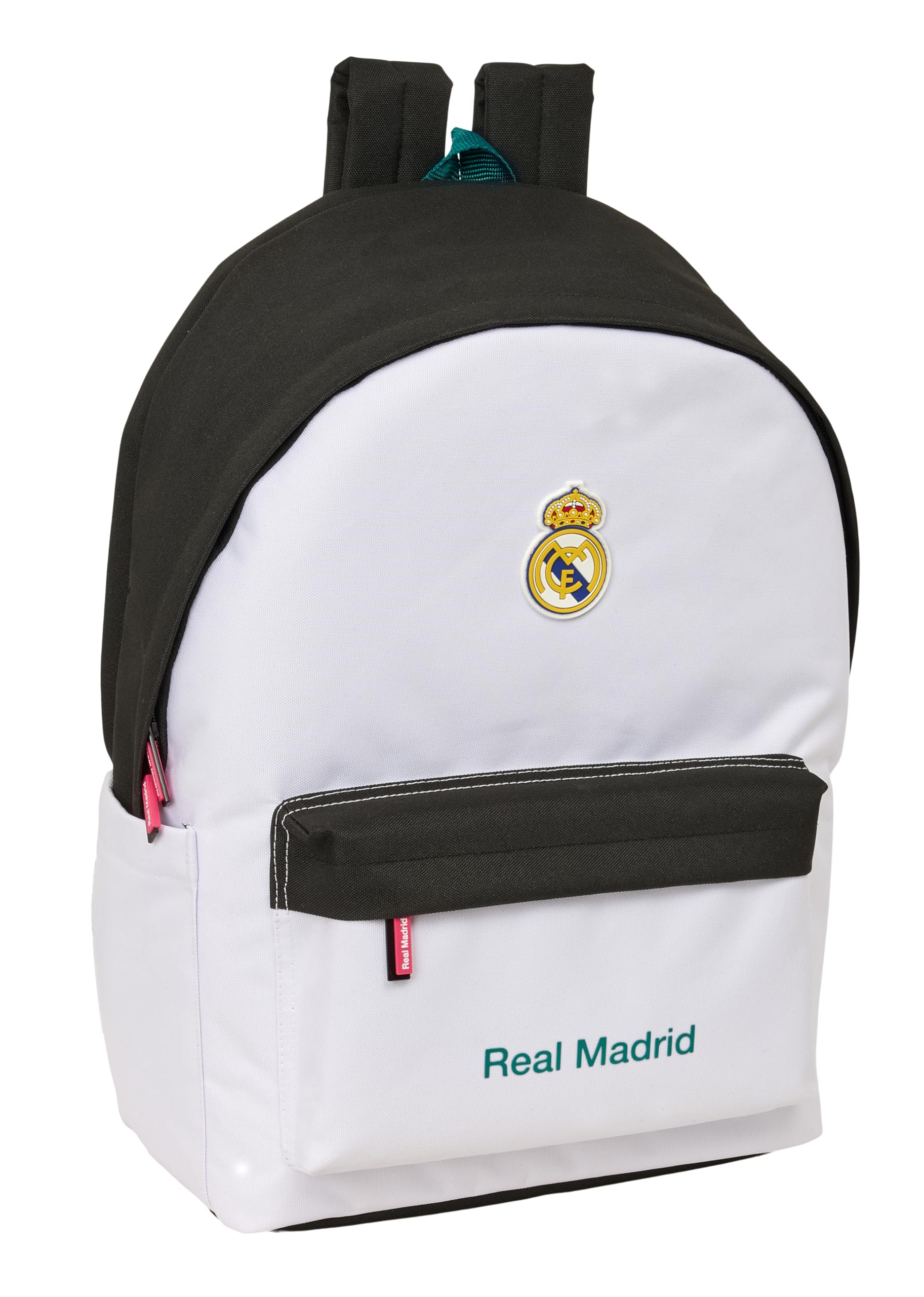 REAL MADRID EQUIPACIÓN 26/27 – Laptop Backpack 15.6 Inches and USB, Ideal for Young People of Different Ages, Recycled Fabric, Comfortable and Versatile, Quality and Resistance, 31 x 18 x 44 cm