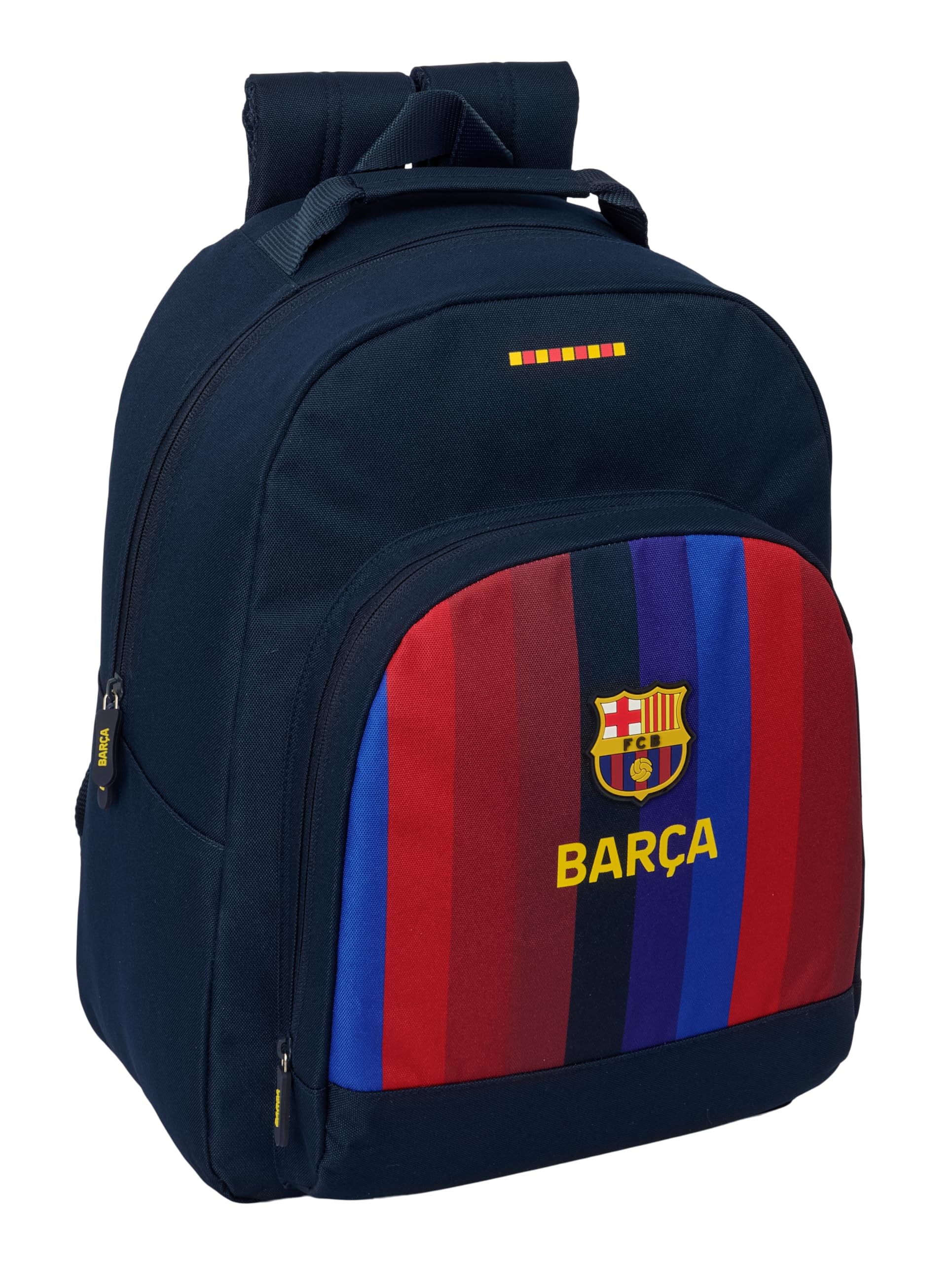 F.C. Barcelona 1st Team 26/27 – School Backpack Adaptable to Car, Backpack, Ideal for Children of Different Ages, Comfortable and Versatile, Quality and Resistance, 32 x 15 x 42 cm
