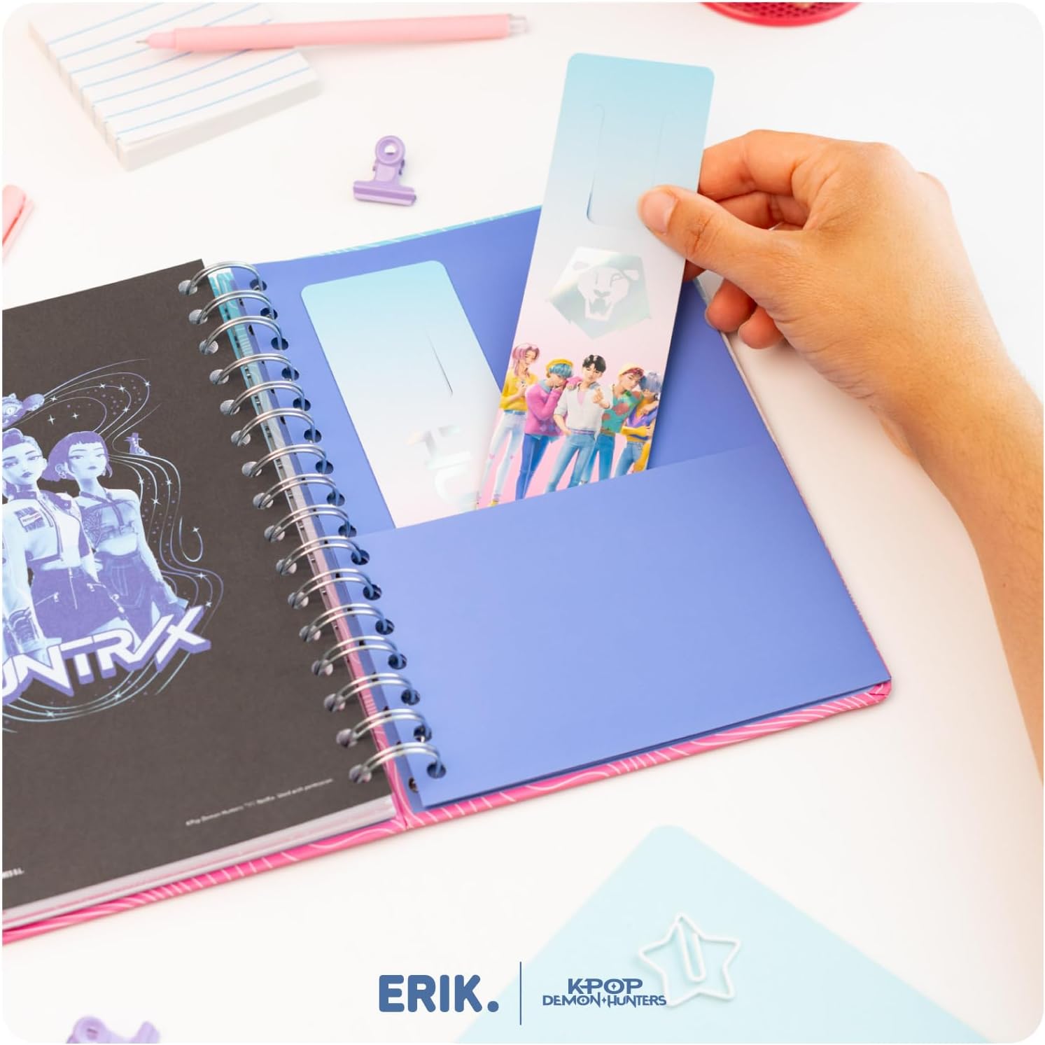 Grupo Erik Hausaufgabenheft 2026 2027 Kpop Demon Hunters Kalender Schulplaner A5 - Schulkalender Schülerkalender Wochenansicht Terminplaner 2026 2027 A5 K-Pop Kwaii Sachen Merch Geschenke Einschulung