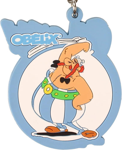SD toys Asterix Obelix Pafff Wendbarer Schlüsselanhänger aus Gummi (SDTASX27805