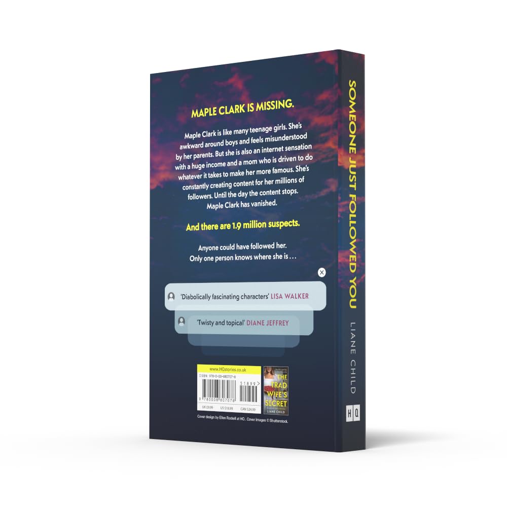 Someone Just Followed You: An addictive psychological thriller about a kidfluencer and their mom manager, brand new for 2026 with an unpredictable twist!