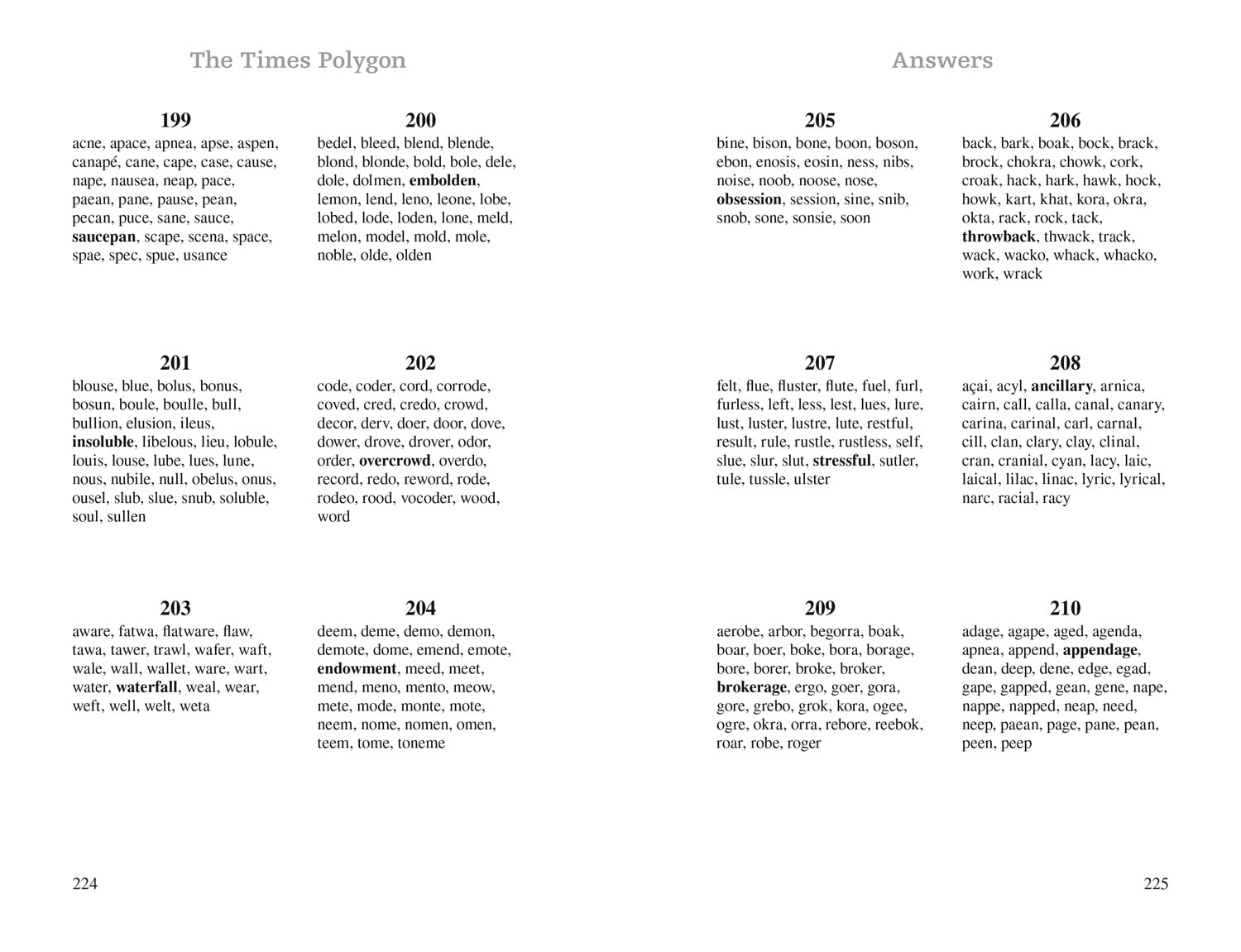 The Times Polygon Book 3: 300 word wheel puzzles (The Times Puzzle Books