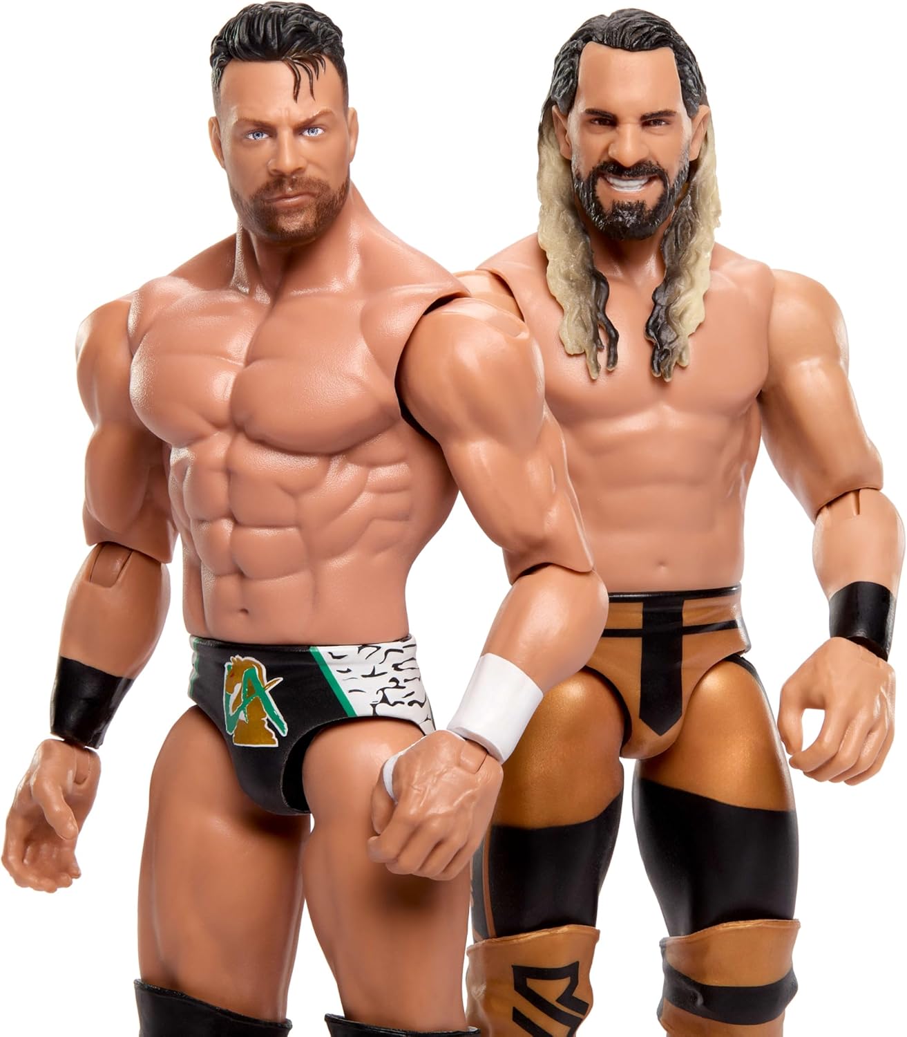 Mattel WWE Main Event Showdown 2-Pack Seth Rollins vs La Knight S27 JHJ64