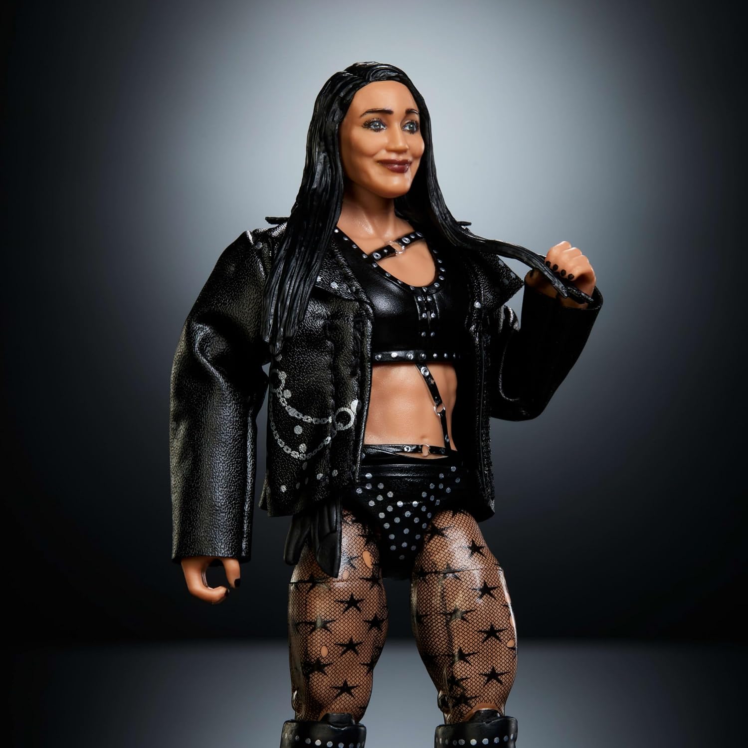 WWE Elite Action Figure & Accessories, Series #126 Set, 6-inch Collectible Roxanne Perez with 25 Articulation Points & Swappable Hands