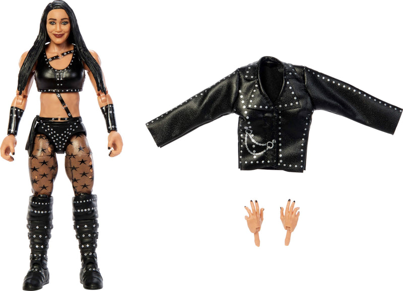 WWE Elite Action Figure & Accessories, Series #126 Set, 6-inch Collectible Roxanne Perez with 25 Articulation Points & Swappable Hands