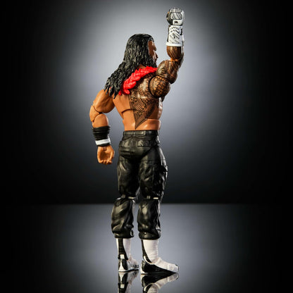 WWE Elite Action Figure & Accessories, Series #126 Set, 6-inch Collectible Roman Reigns with 25 Articulation Points & Swappable Hands
