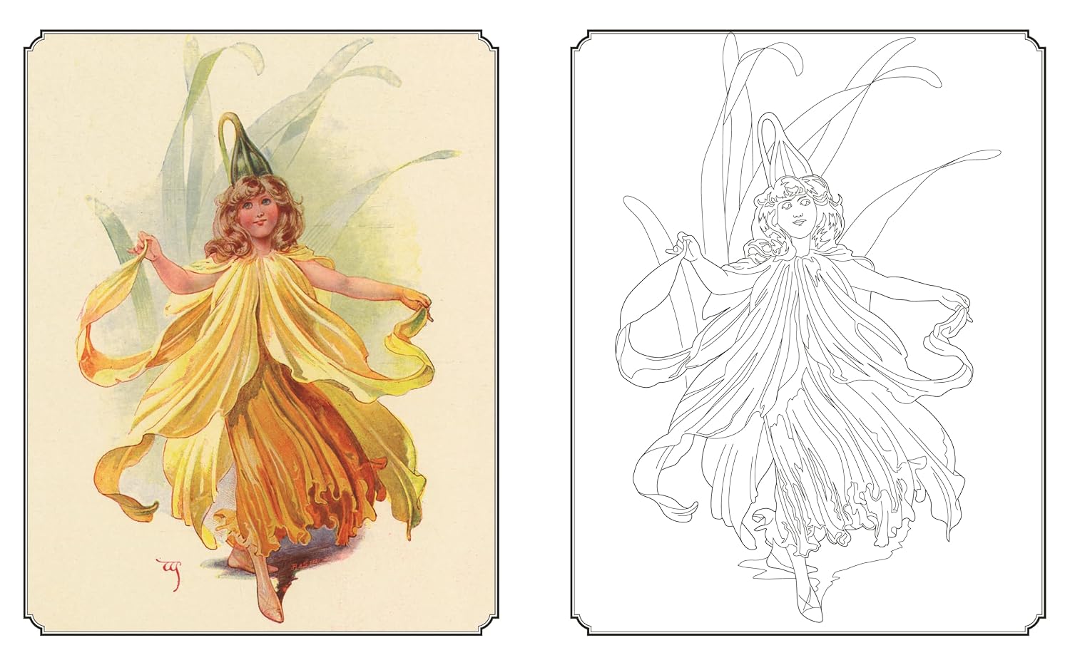 Garden Fairies Colouring Book