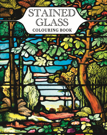 Stained Glass Colouring Book: With 45 Enchanting Designs (Arcturus Creative Colouring