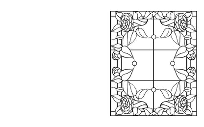 Stained Glass Colouring Book: With 45 Enchanting Designs (Arcturus Creative Colouring