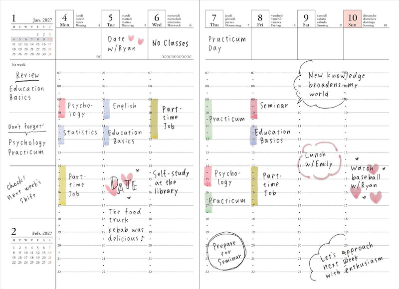 MARK'S 2026/27 Diary A6 Illustrations // Shop