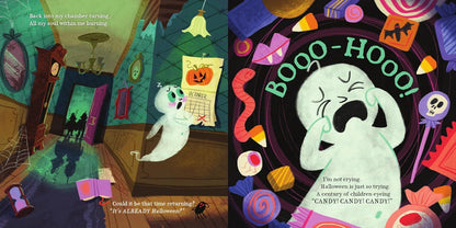 The Ghost Who Saved Halloween: A Not-Too-Spooky Rhyming Halloween Picture Book for Kids (Ages 4-8) (Who Saved the Holidays, 1