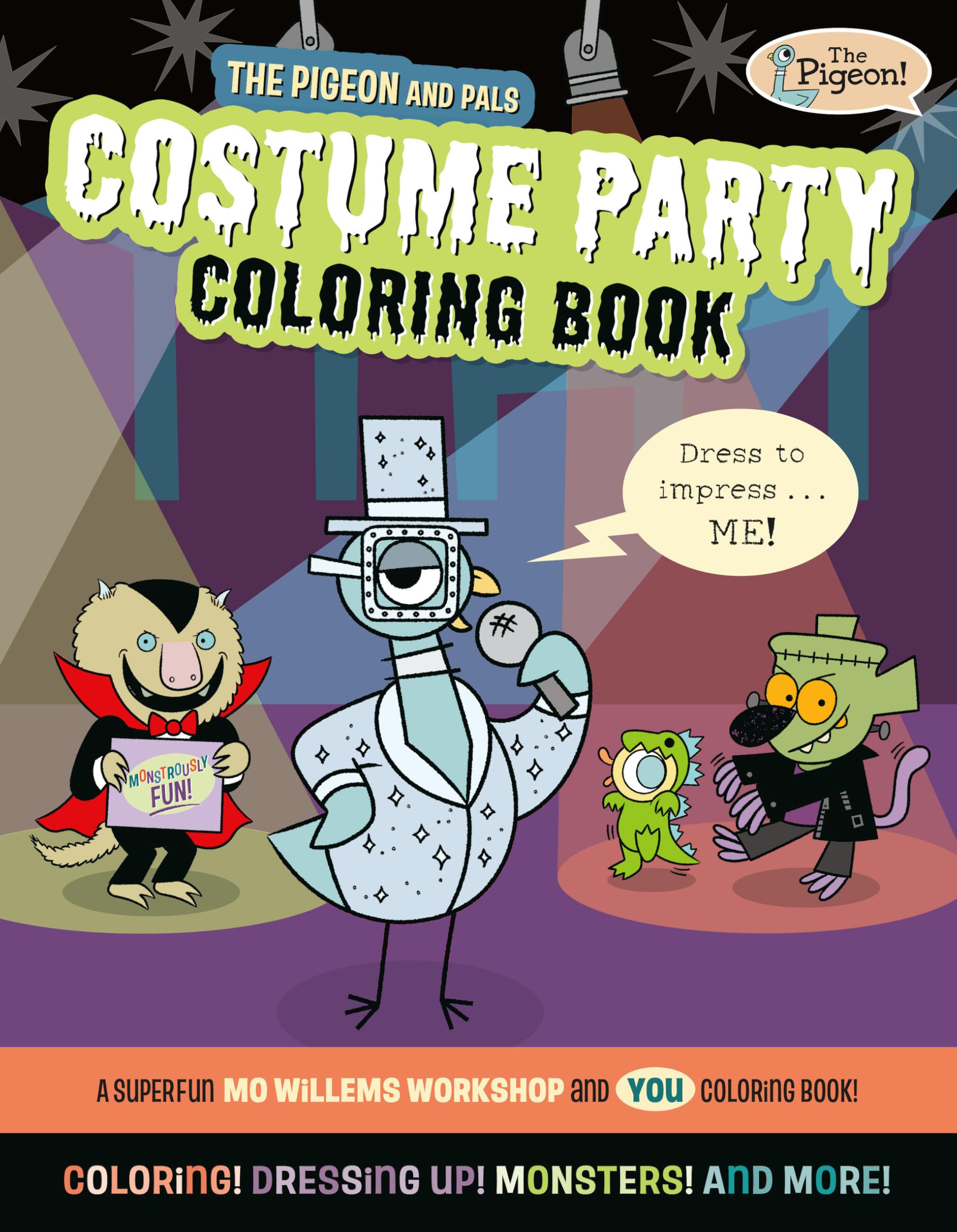 The Pigeon and Pals Monster Fun Coloring Book