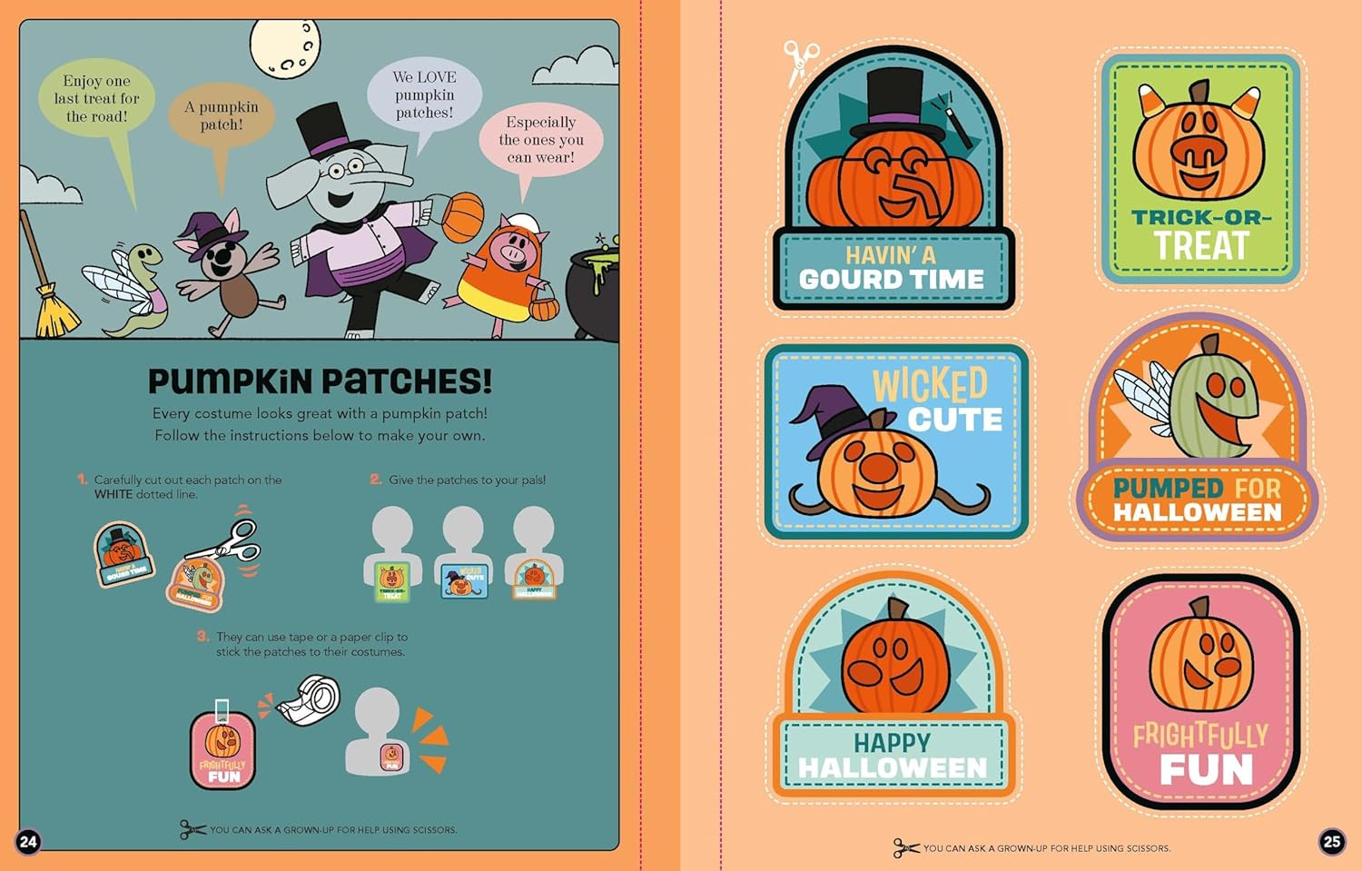 Elephant & Piggie: Tricks and Treats!: An Elephant & Piggie Activity Book