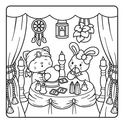 The Not-So-Spooky Halloween Coloring Book (Cute and Cozy