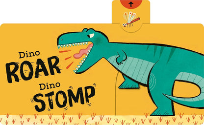 The Dino Book: Peek, Pull, Explore
