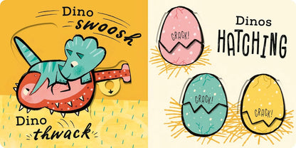 The Dino Book: Peek, Pull, Explore